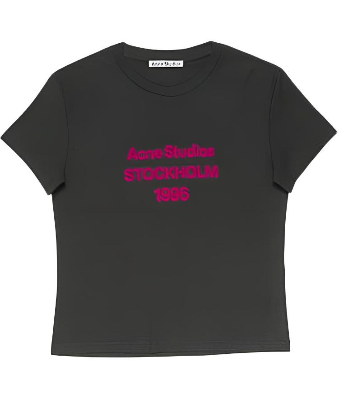 ACNE STUDIOS Черная футболка, фото 1