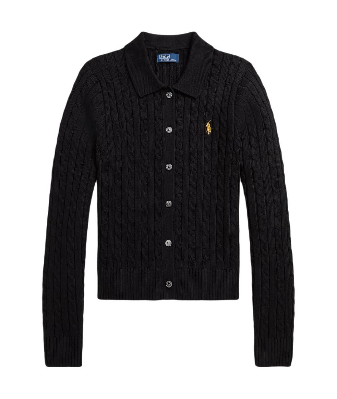 POLO RALPH LAUREN Черный кардиган, фото 1