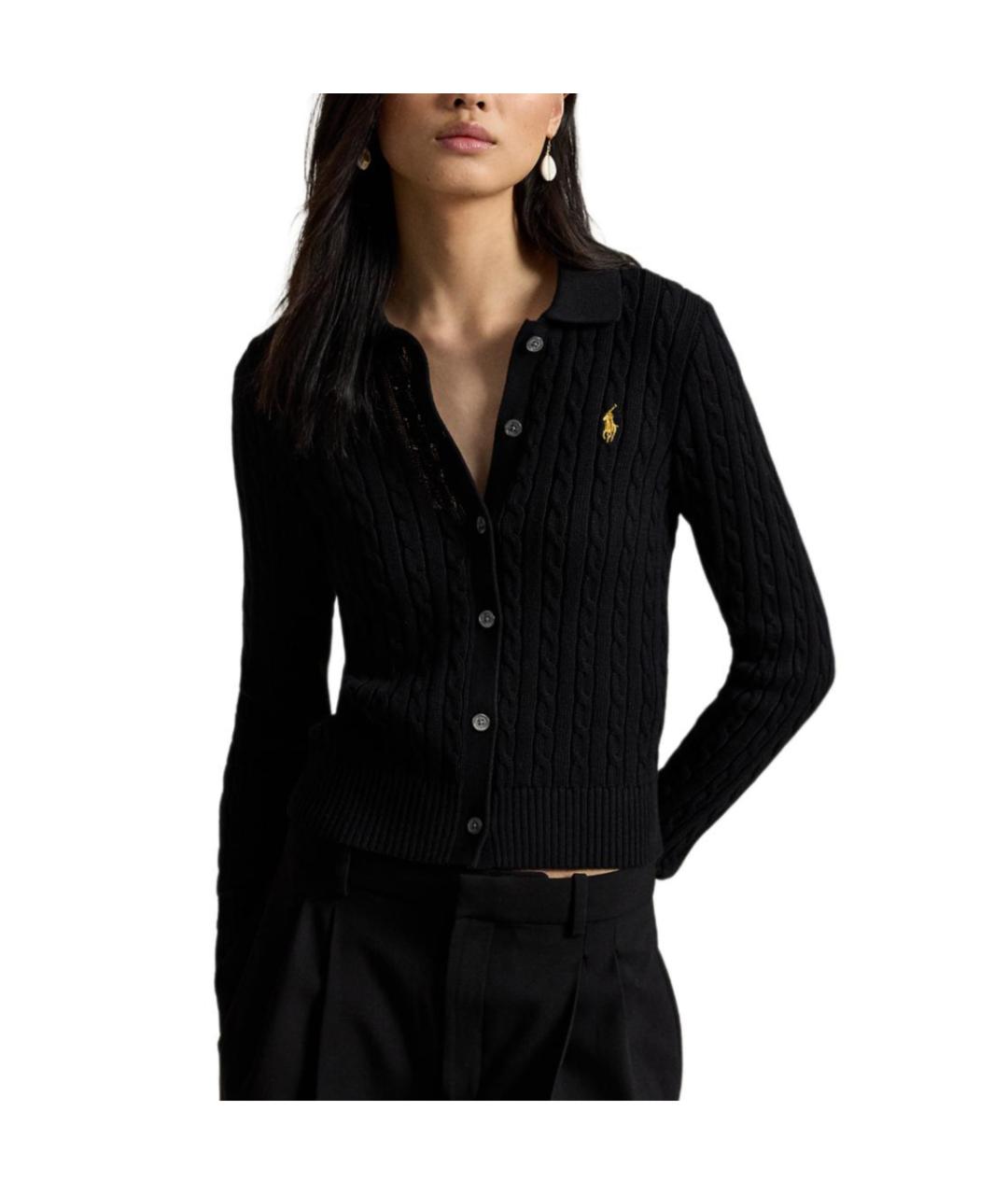 POLO RALPH LAUREN Черный кардиган, фото 3