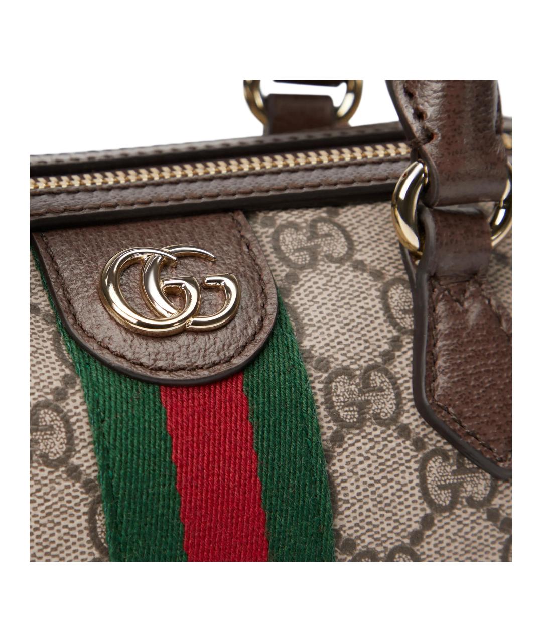 GUCCI Коричневая сумка через плечо, фото 5