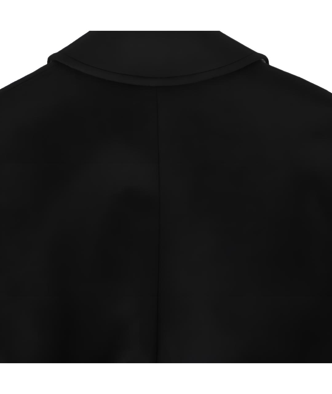 BURBERRY Черное пальто, фото 4