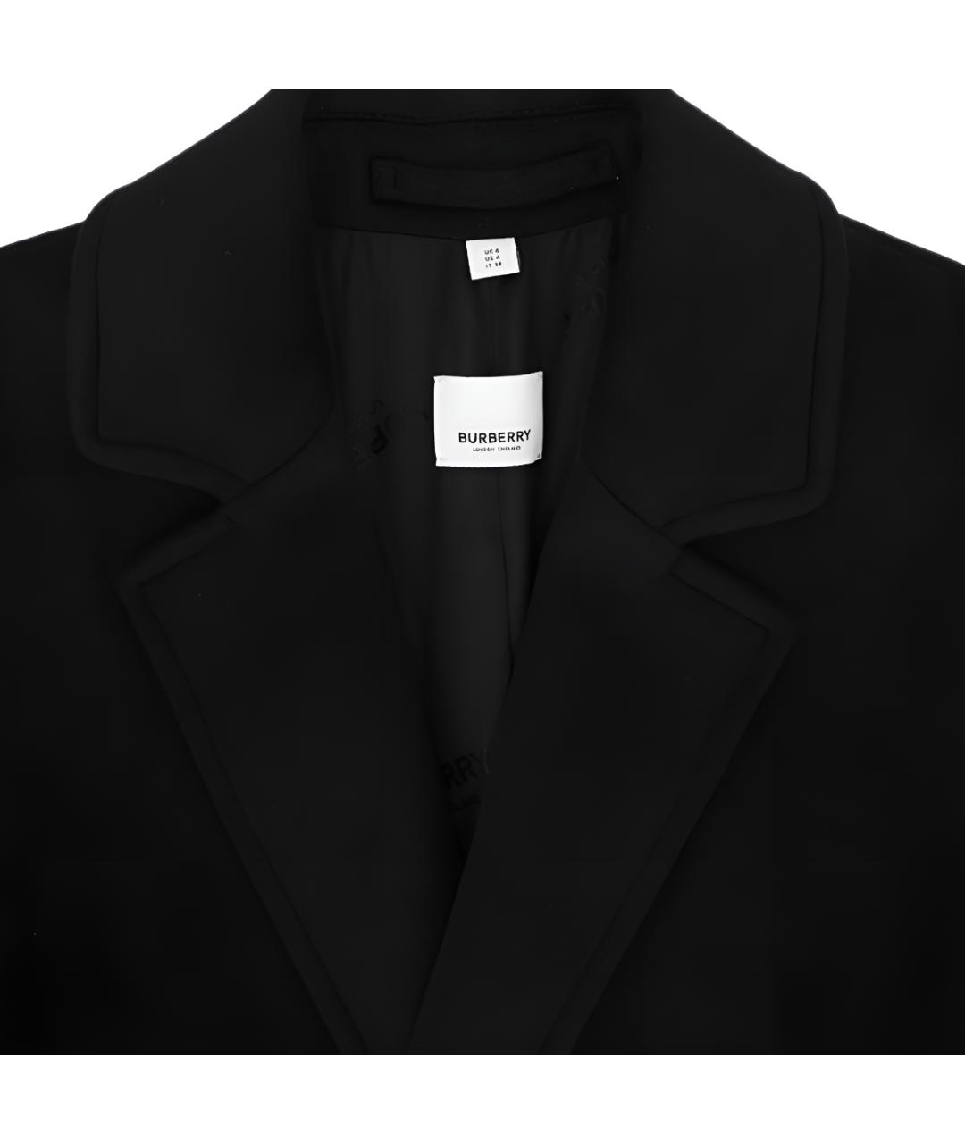 BURBERRY Черное пальто, фото 3