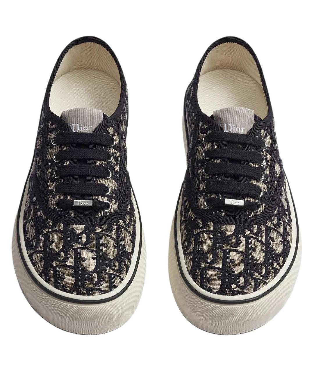 CHRISTIAN DIOR Мульти текстильные кроссовки, фото 4