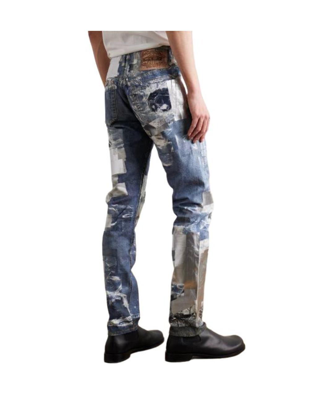 ACNE STUDIOS Синие прямые джинсы, фото 4