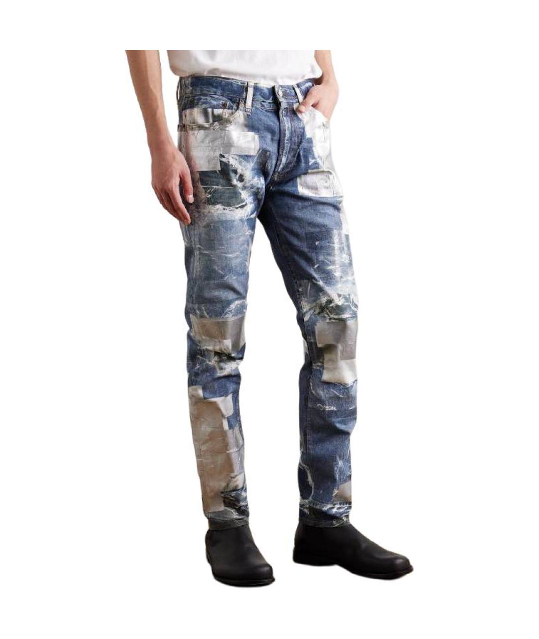 ACNE STUDIOS Синие прямые джинсы, фото 3