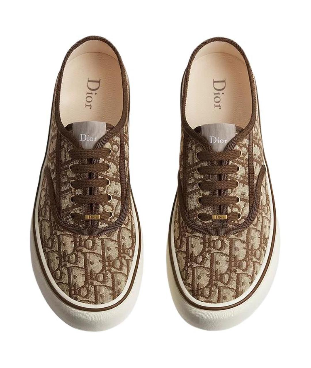 CHRISTIAN DIOR Коричневые кроссовки, фото 4