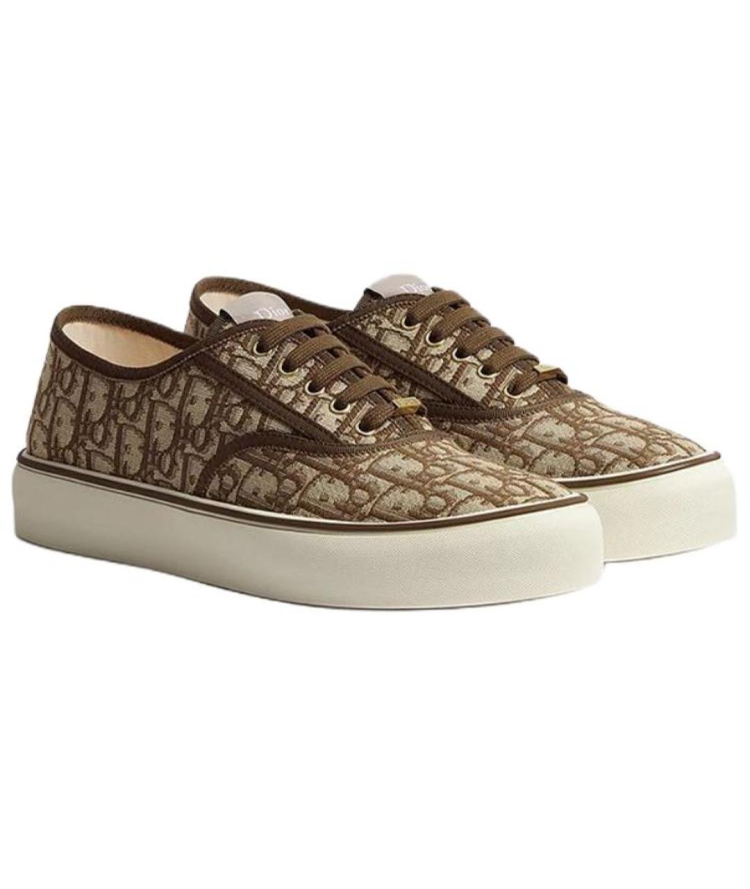 CHRISTIAN DIOR Коричневые кроссовки, фото 3