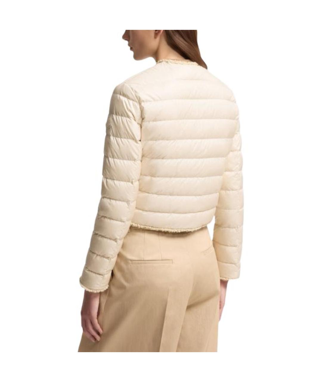 MONCLER Бежевый пуховик, фото 2