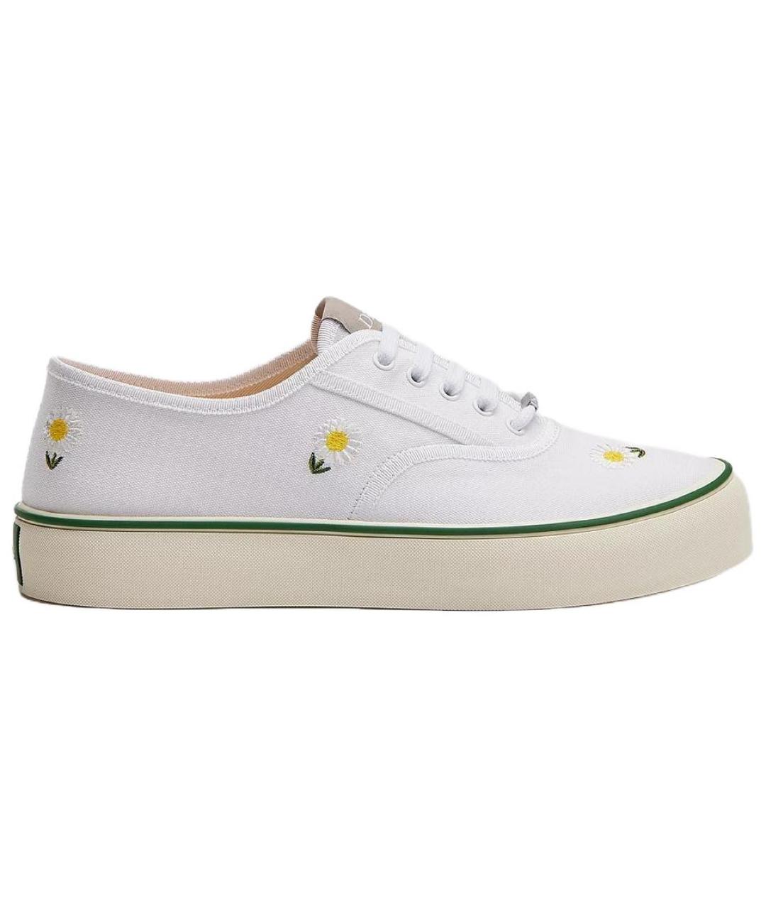 CHRISTIAN DIOR Белые текстильные кроссовки, фото 1