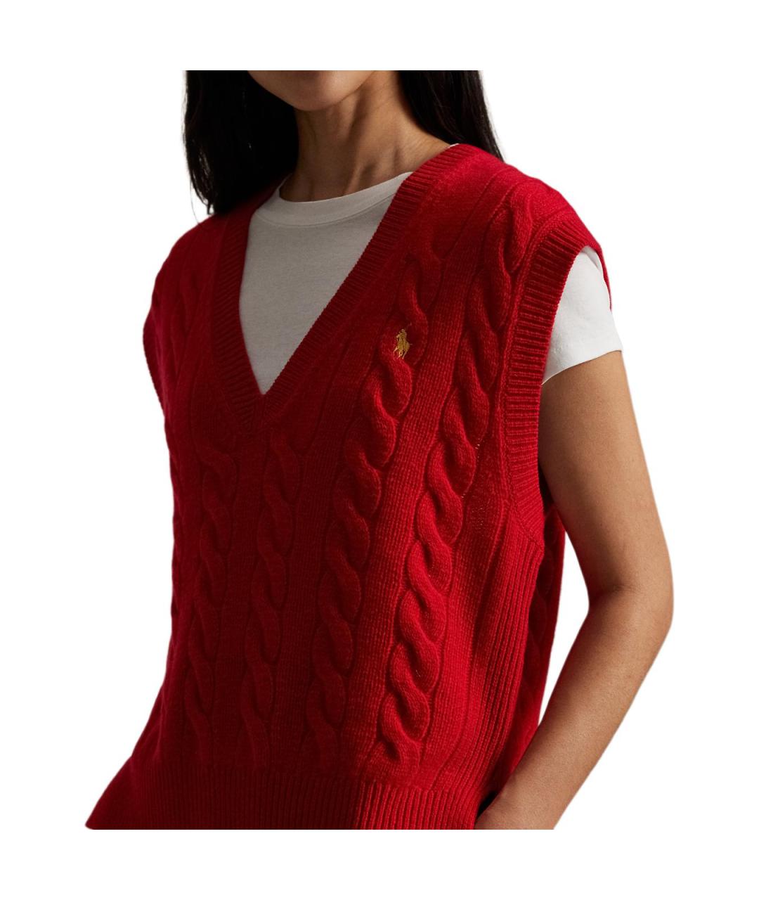 POLO RALPH LAUREN Красный жилет, фото 2