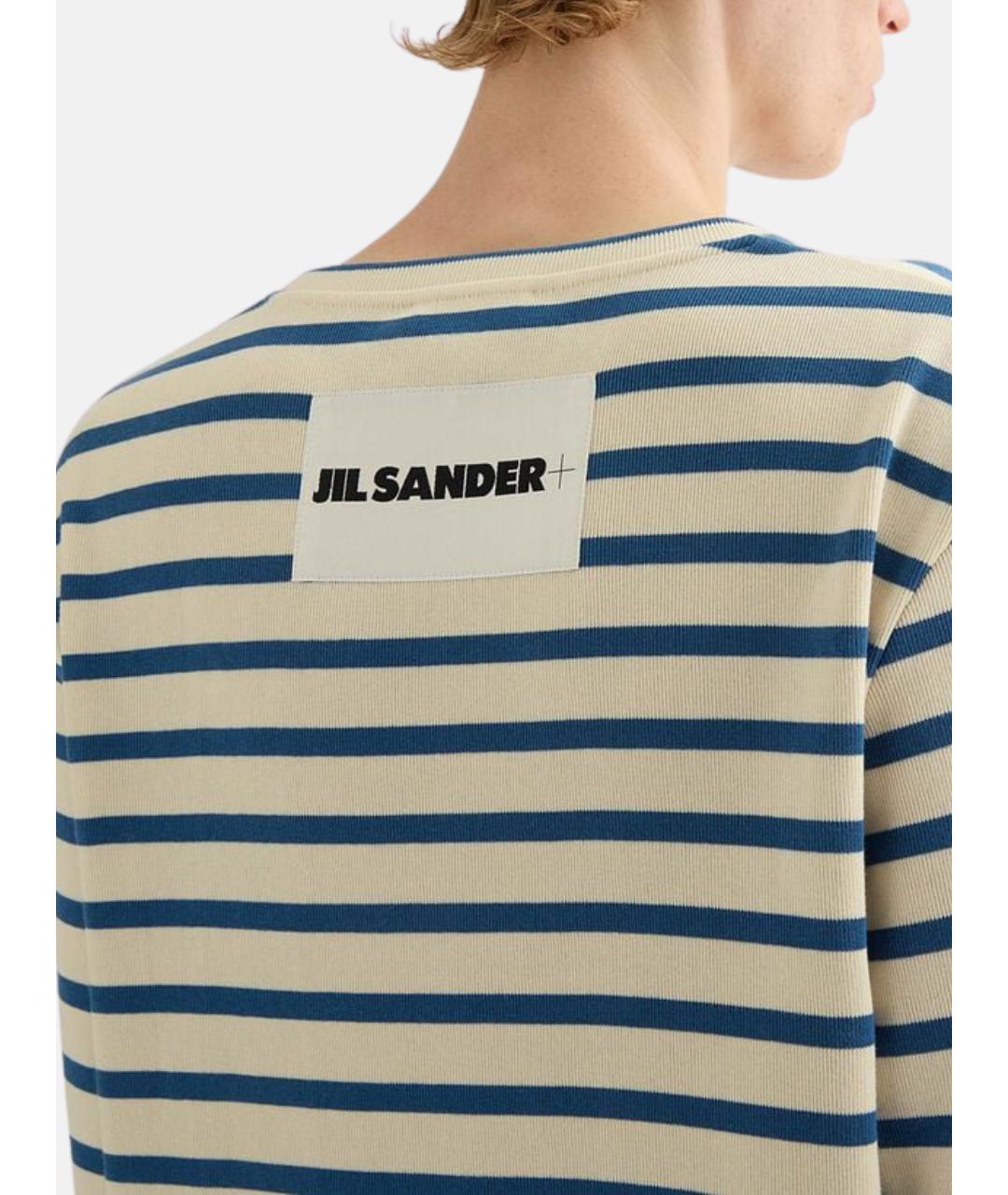 JIL SANDER Бежевая футболка, фото 3