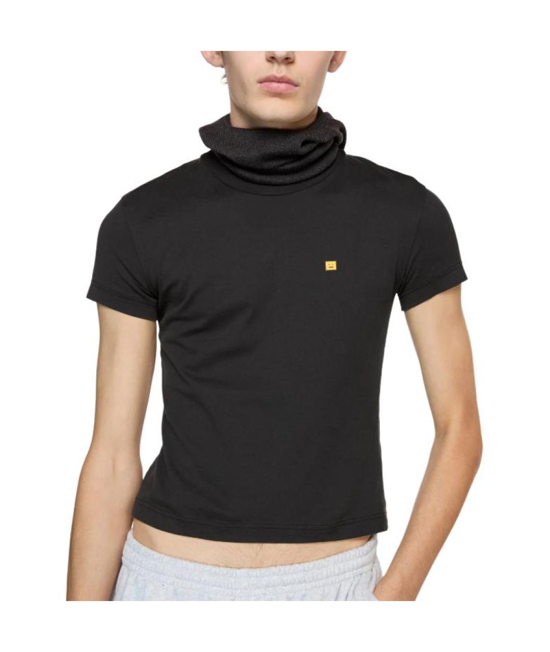 ACNE STUDIOS Черная футболка, фото 3