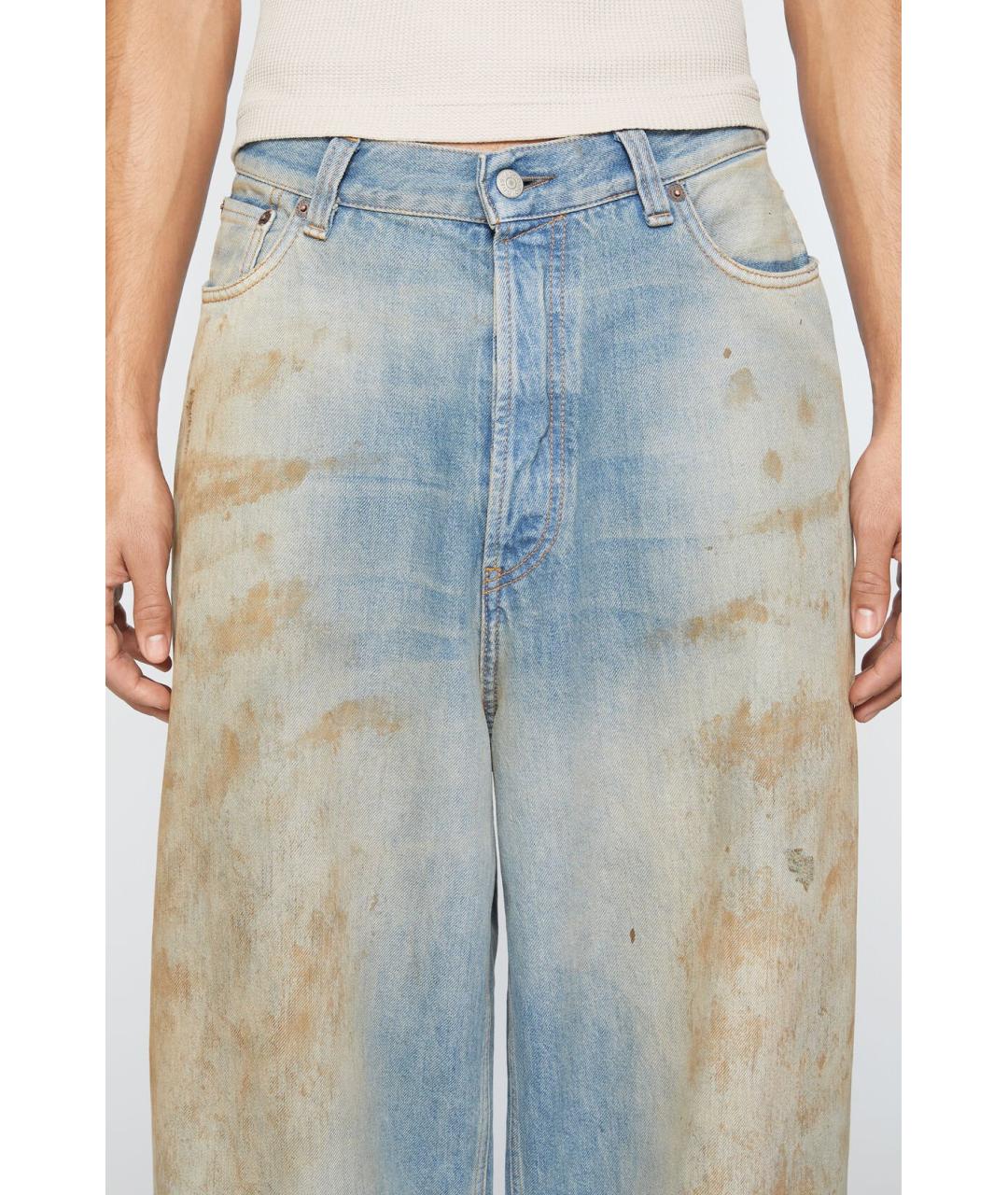 ACNE STUDIOS Синие прямые джинсы, фото 3