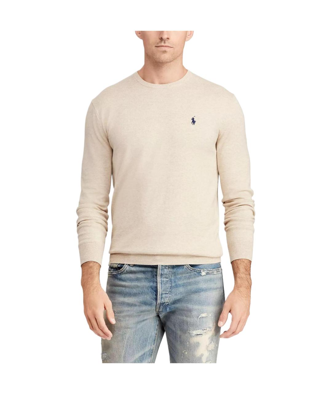 POLO RALPH LAUREN Бежевый джемпер / свитер, фото 2