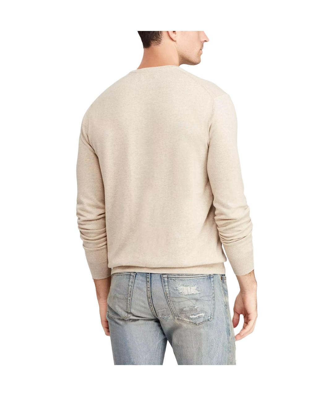 POLO RALPH LAUREN Бежевый джемпер / свитер, фото 3