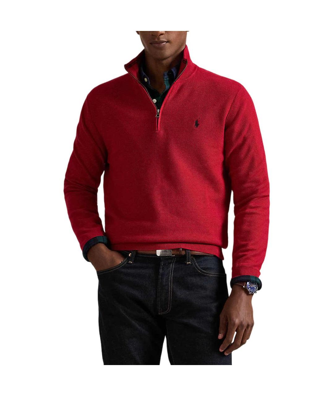 POLO RALPH LAUREN Красный джемпер / свитер, фото 2