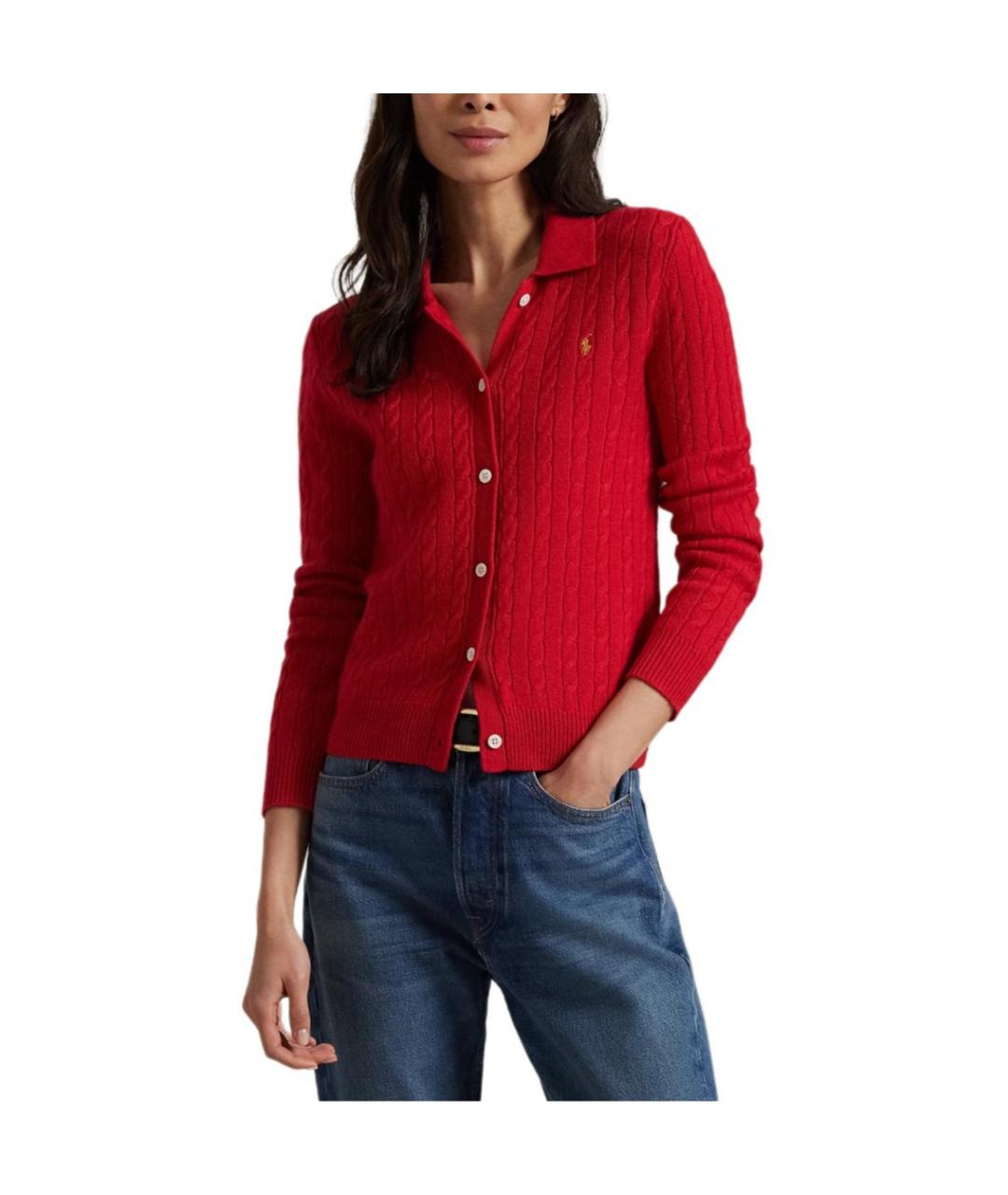 POLO RALPH LAUREN Красный джемпер / свитер, фото 3