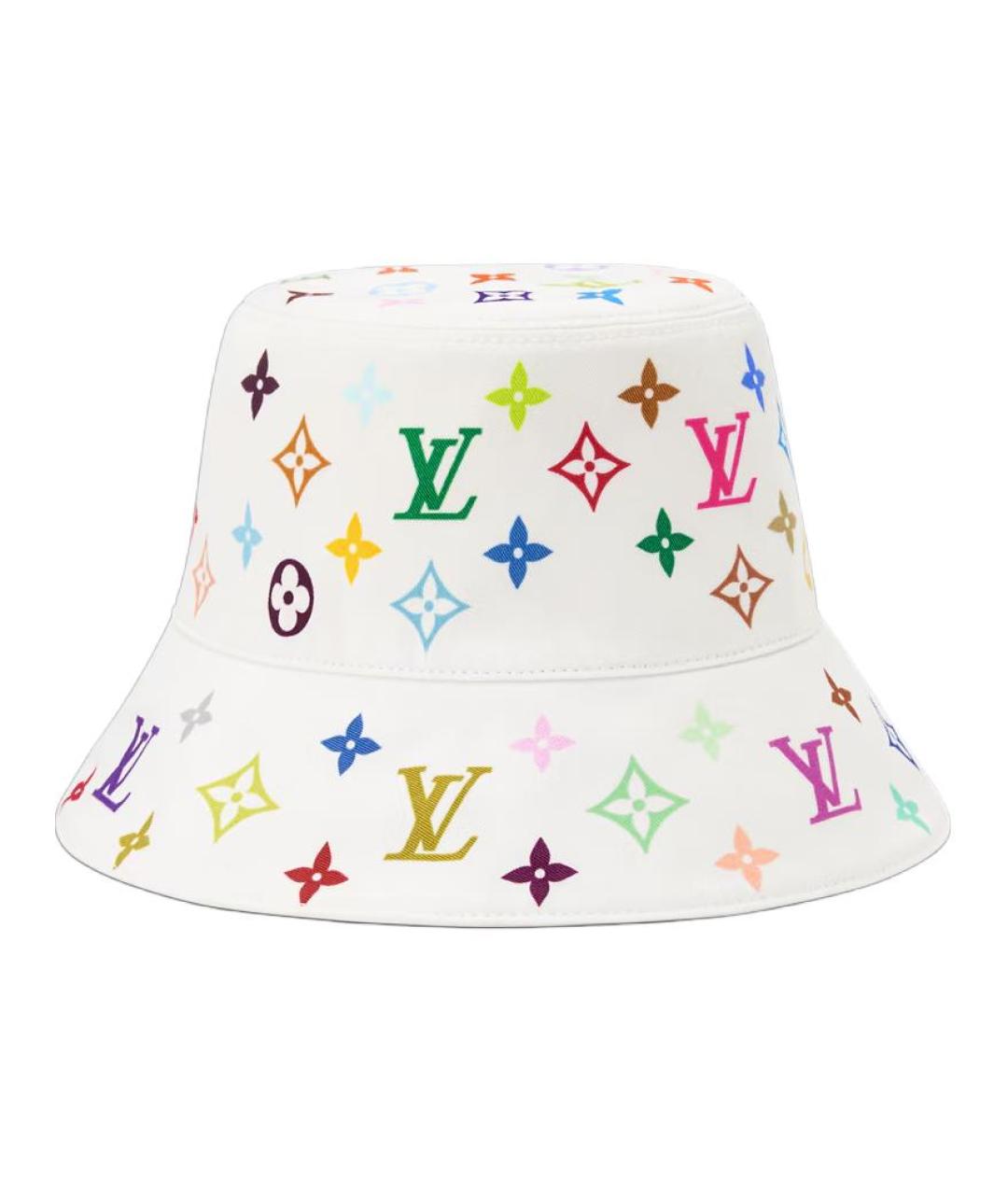 LOUIS VUITTON Белая хлопковая панама, фото 2