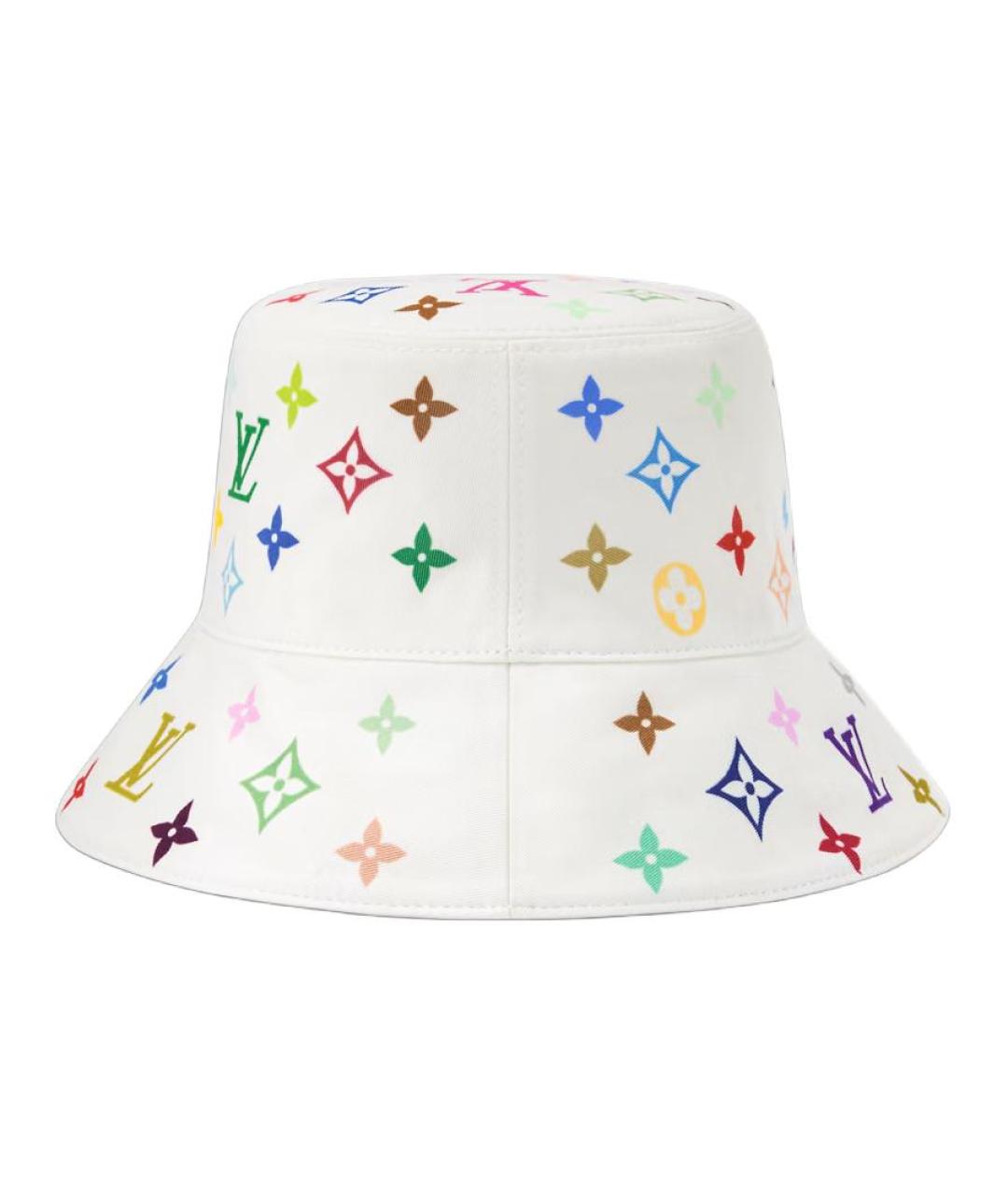 LOUIS VUITTON Белая хлопковая панама, фото 3