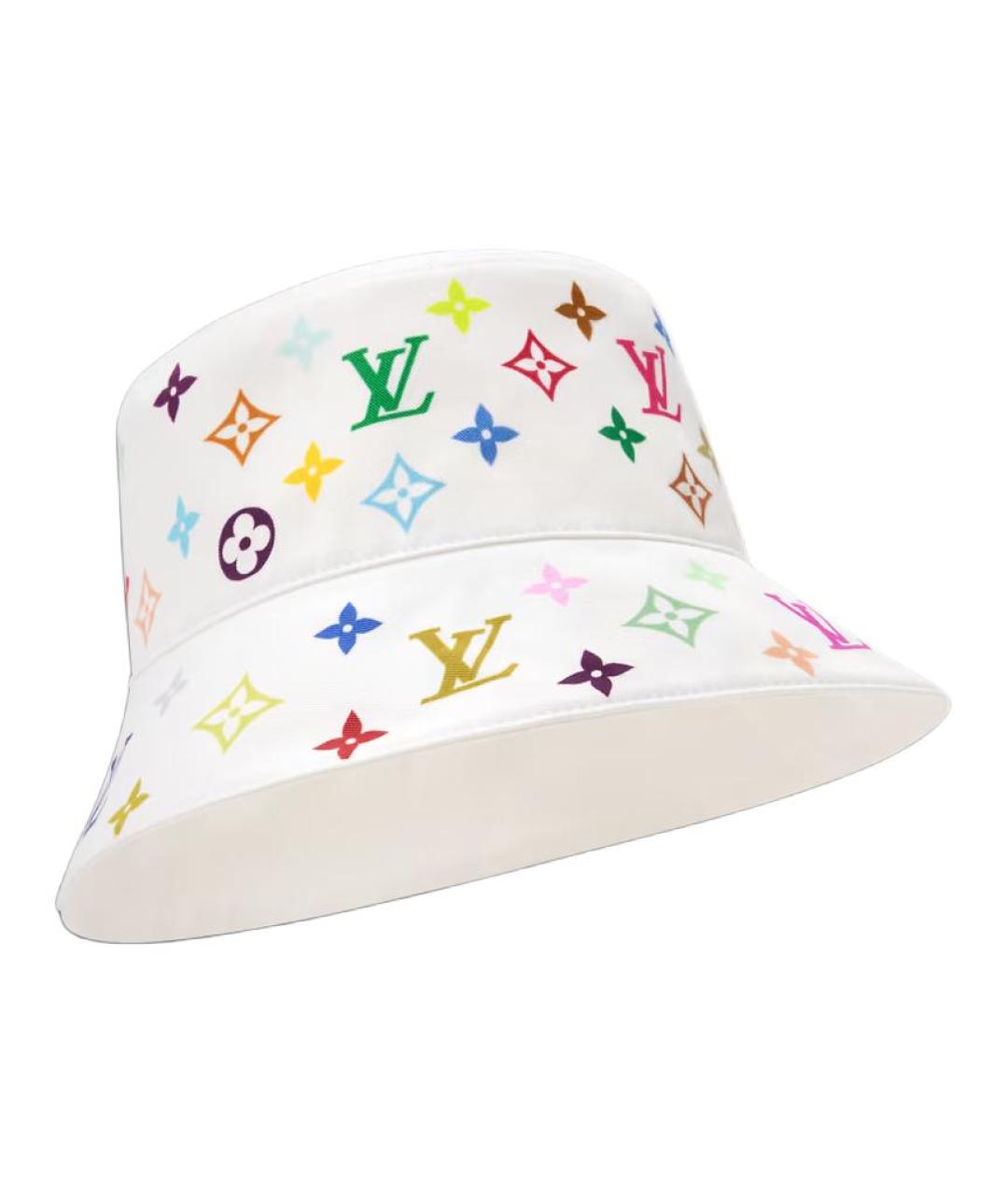 LOUIS VUITTON Белая хлопковая панама, фото 5