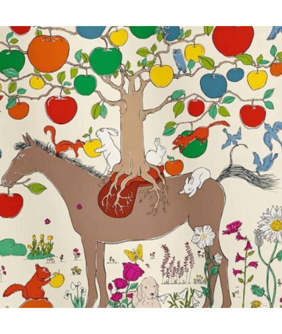 HERMES Мульти шелковый платок, фото 2