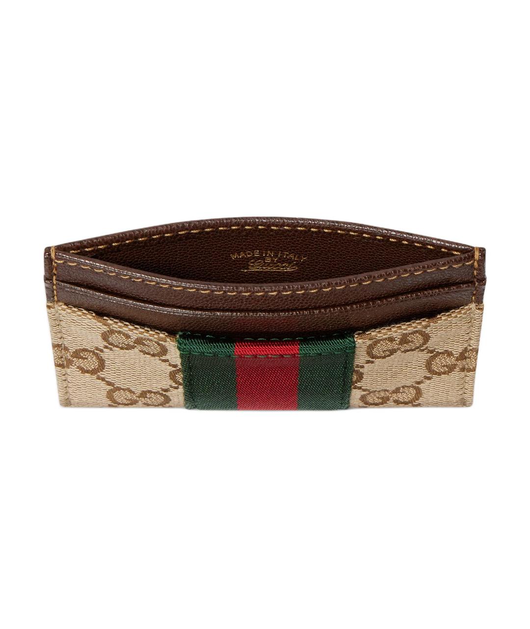 GUCCI Коричневый кардхолдер, фото 4