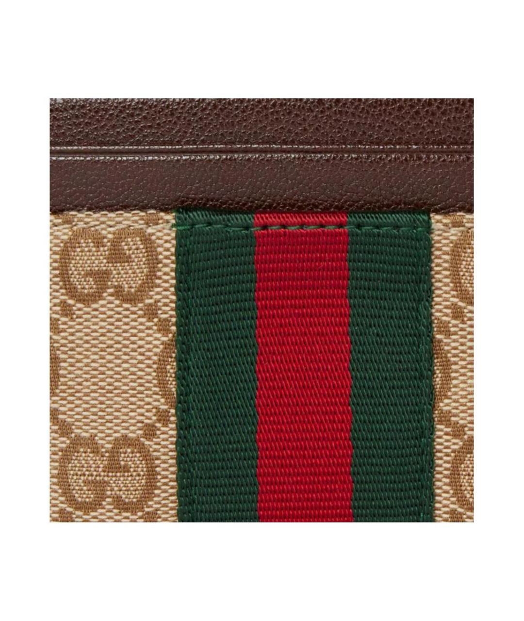 GUCCI Коричневый кардхолдер, фото 5