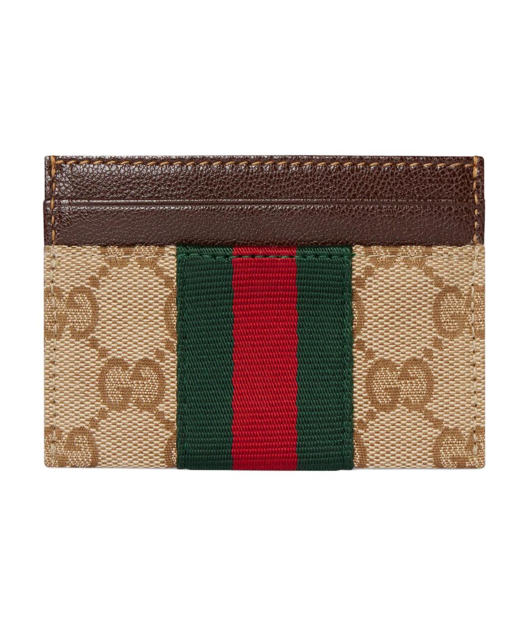 GUCCI Коричневый кардхолдер, фото 3