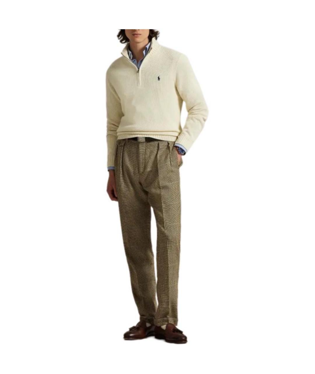 POLO RALPH LAUREN Бежевый джемпер / свитер, фото 2