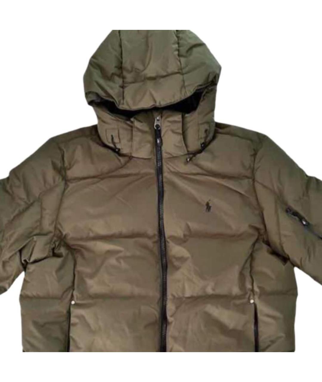 POLO RALPH LAUREN Зеленый пуховик, фото 2