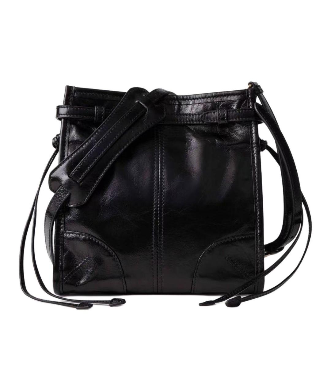 PRADA Черная кожаная сумка через плечо, фото 3