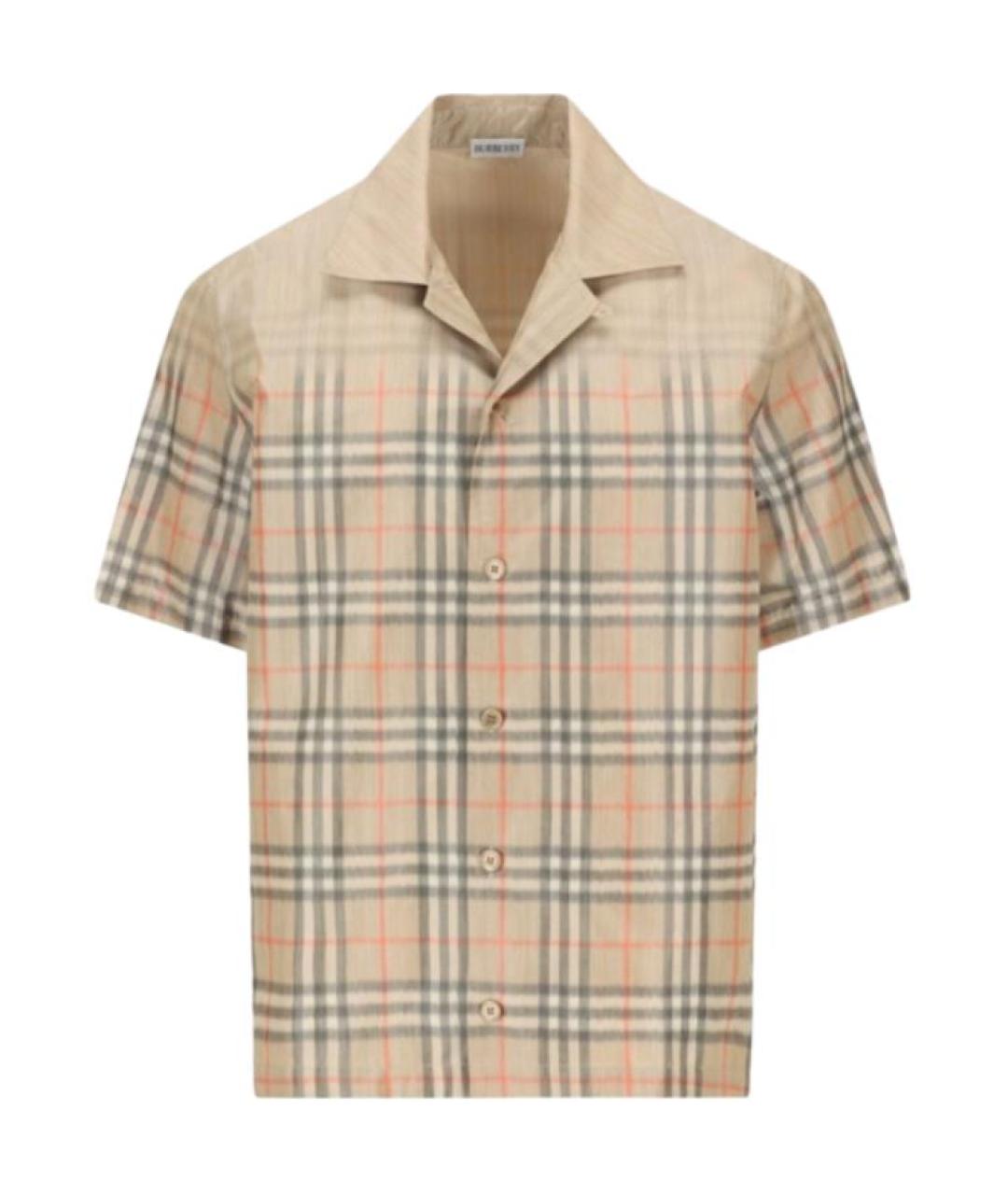 BURBERRY Бежевая кэжуал рубашка, фото 1