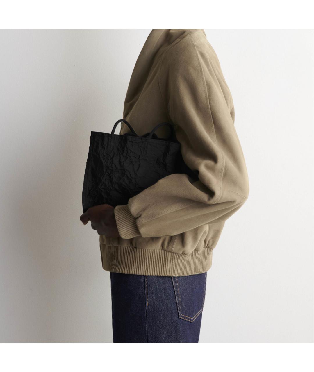 COS Черная сумка тоут, фото 4