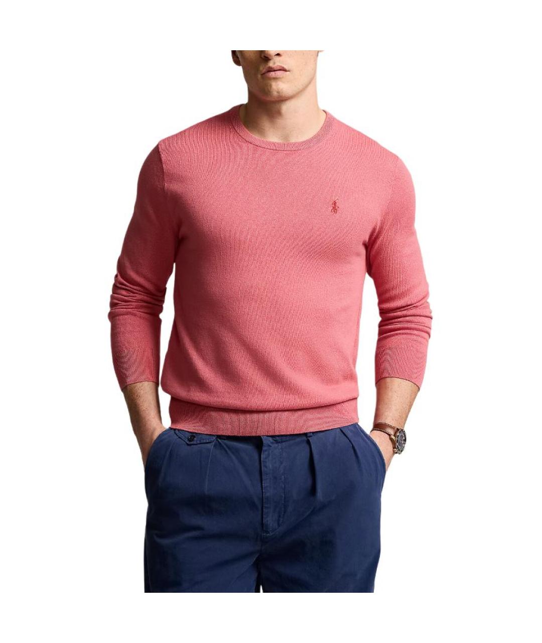 POLO RALPH LAUREN Розовый джемпер / свитер, фото 2