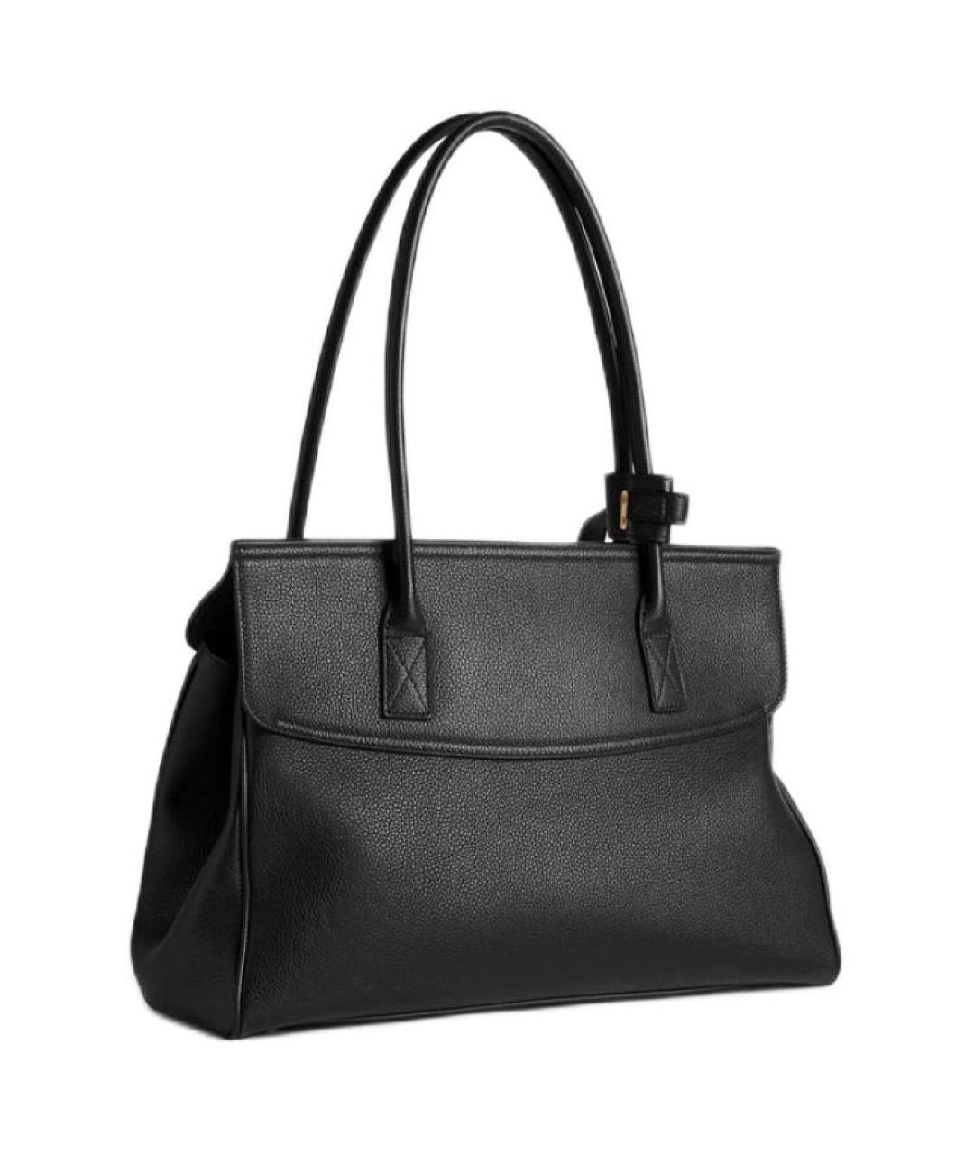 BALENCIAGA Черная кожаная сумка через плечо, фото 3