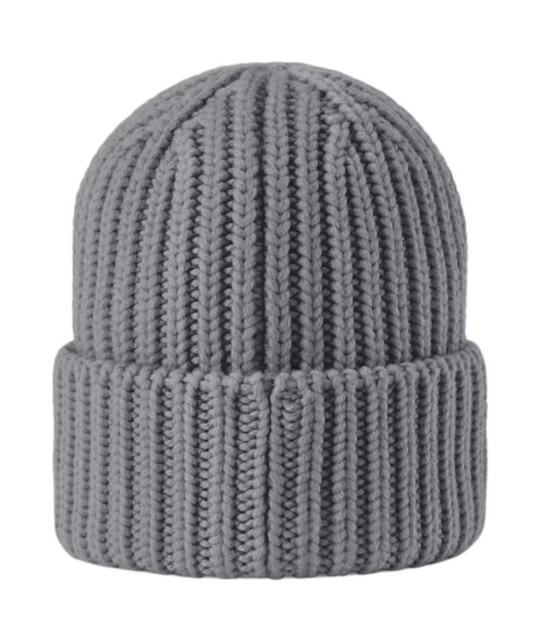 LOUIS VUITTON Серая шерстяная шапка, фото 2