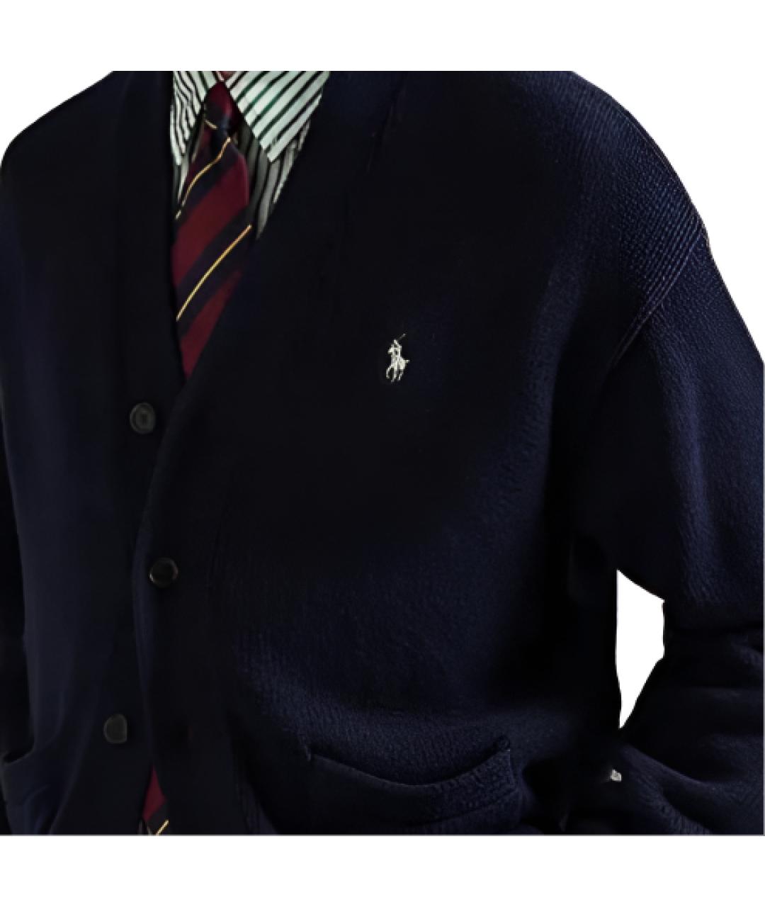 POLO RALPH LAUREN Темно-синий кардиган, фото 5