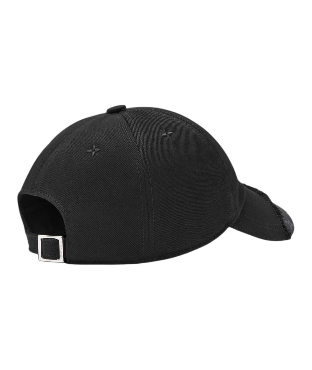 LOUIS VUITTON Черная хлопковая кепка/бейсболка, фото 3
