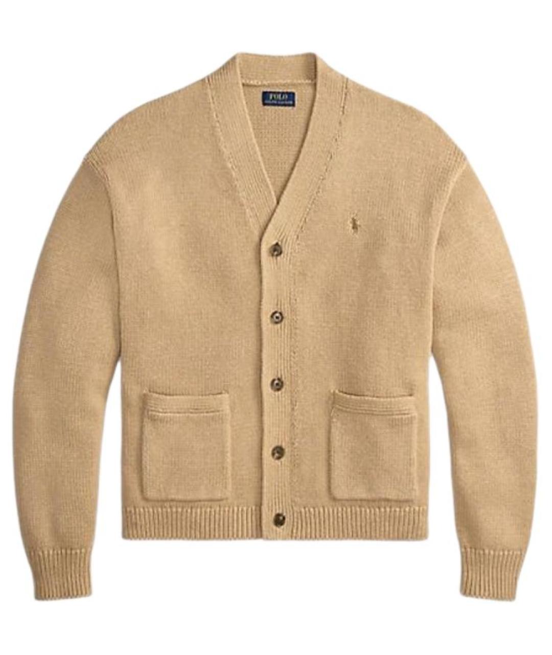 POLO RALPH LAUREN Бежевый кардиган, фото 1