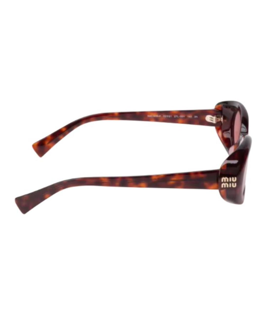 MIU MIU Коричневые солнцезащитные очки, фото 3