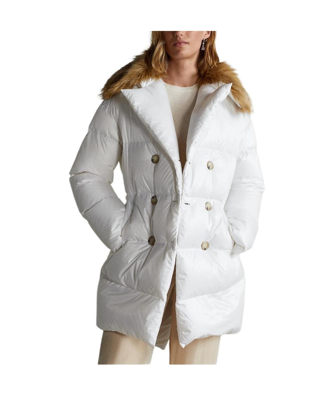 POLO RALPH LAUREN Белый пуховик, фото 5