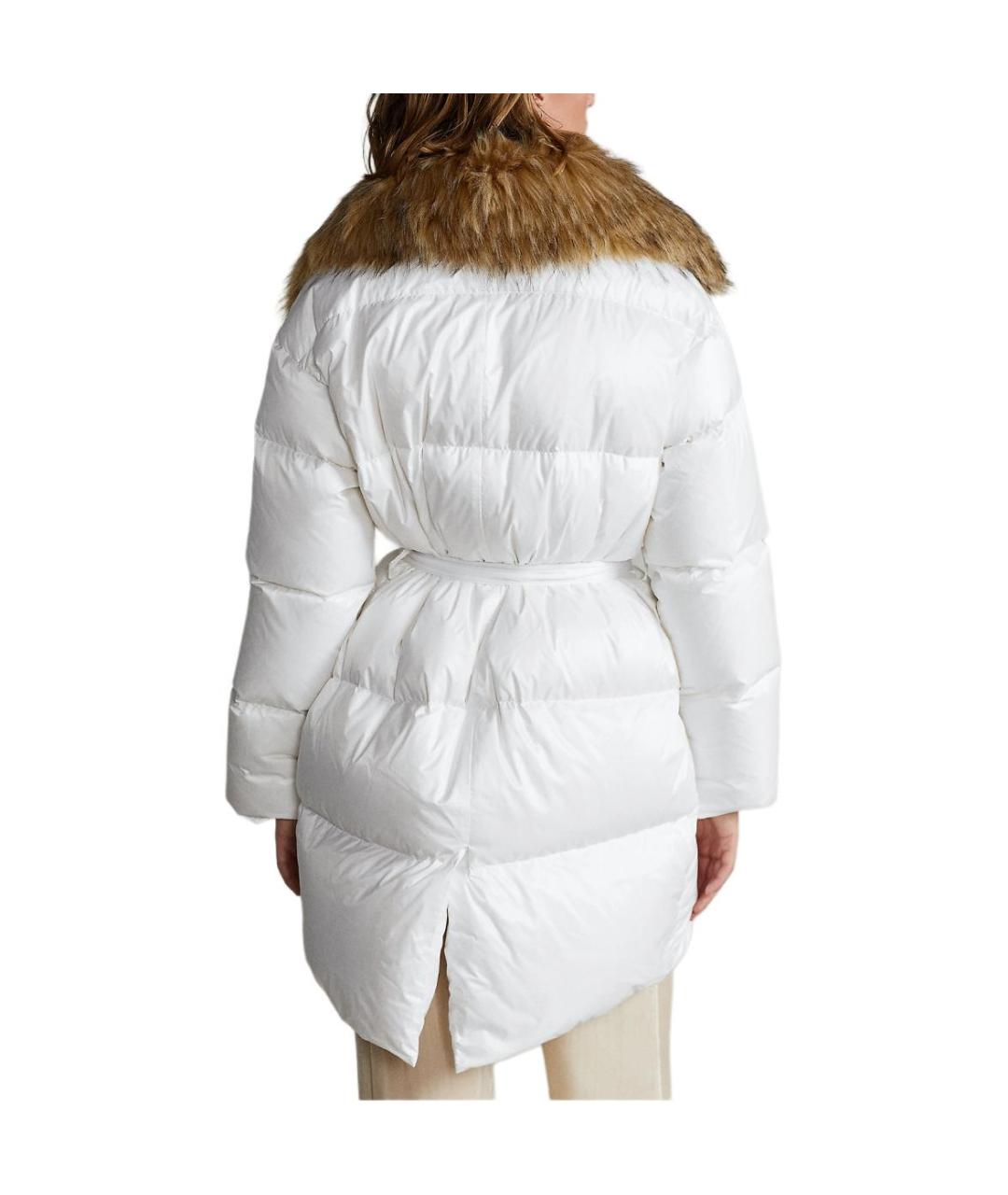 POLO RALPH LAUREN Белый пуховик, фото 2