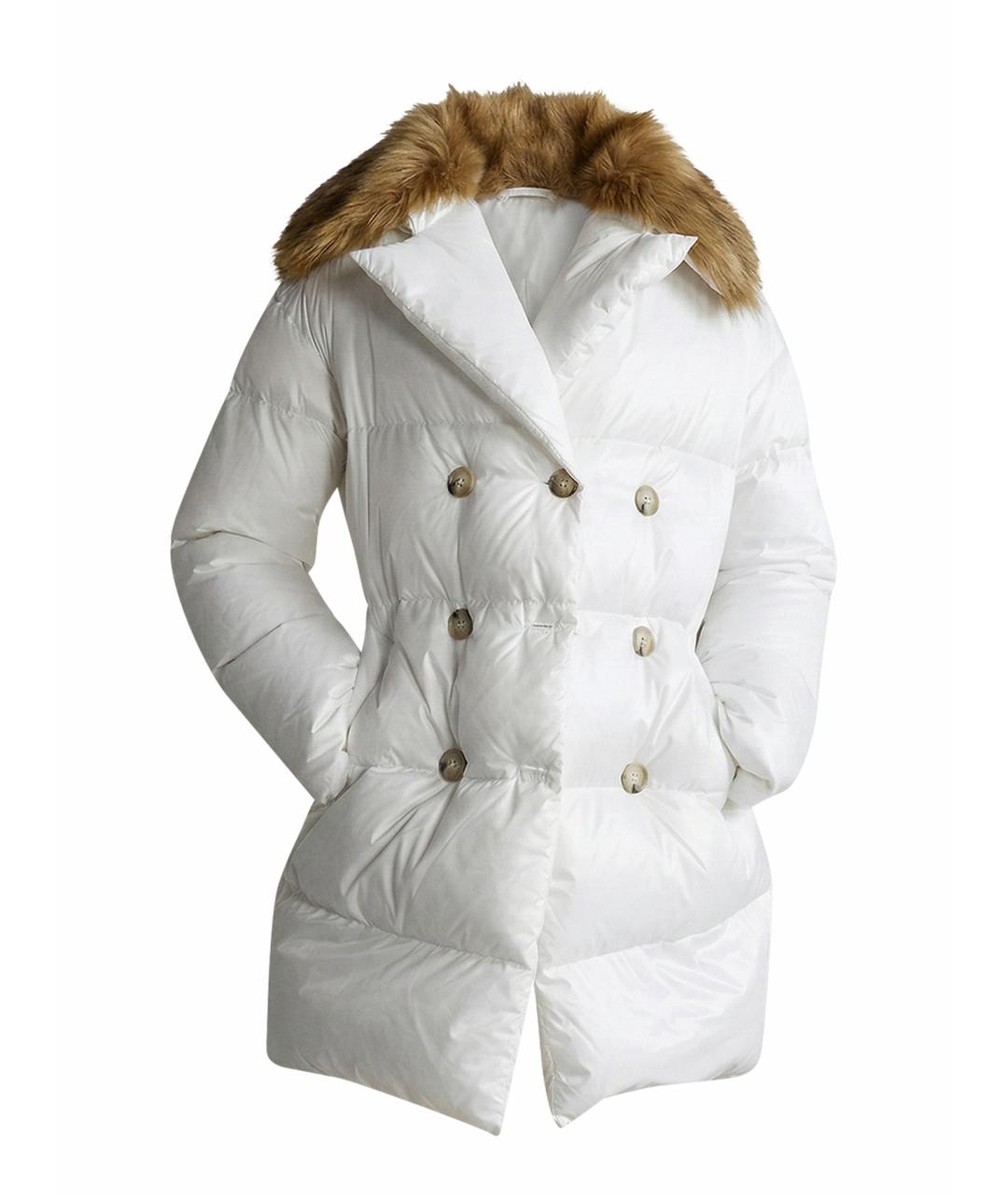 POLO RALPH LAUREN Белый пуховик, фото 1