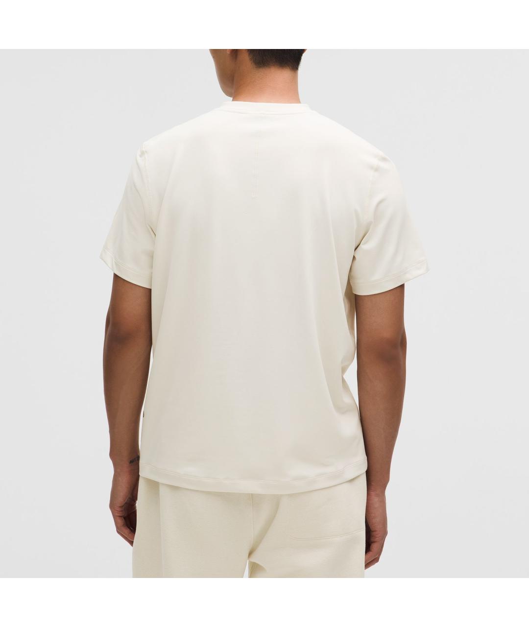 Lululemon Белая хлопковая футболка, фото 2