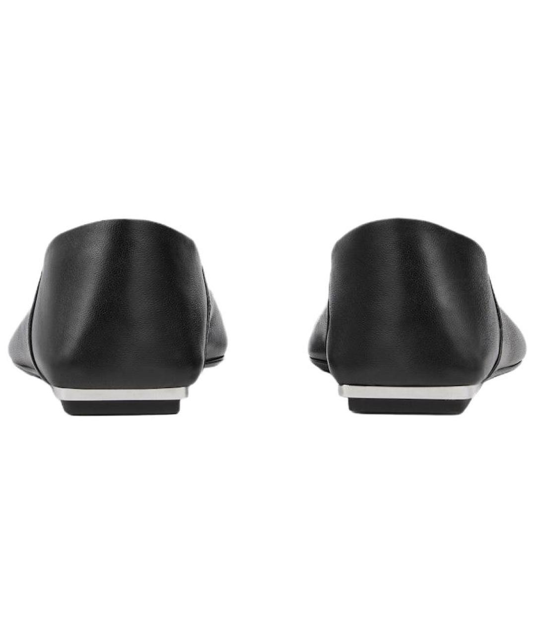 GUCCI Черные кожаные балетки, фото 4