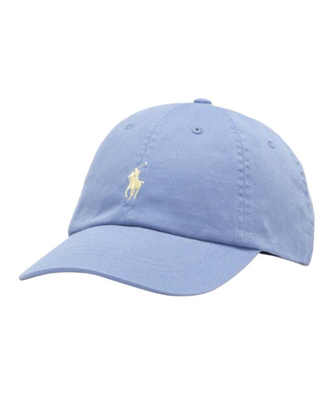 POLO RALPH LAUREN Голубая хлопковая кепка, фото 1
