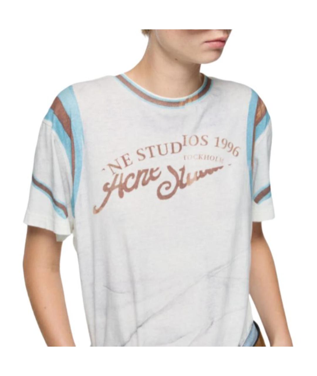 ACNE STUDIOS Серая футболка, фото 4