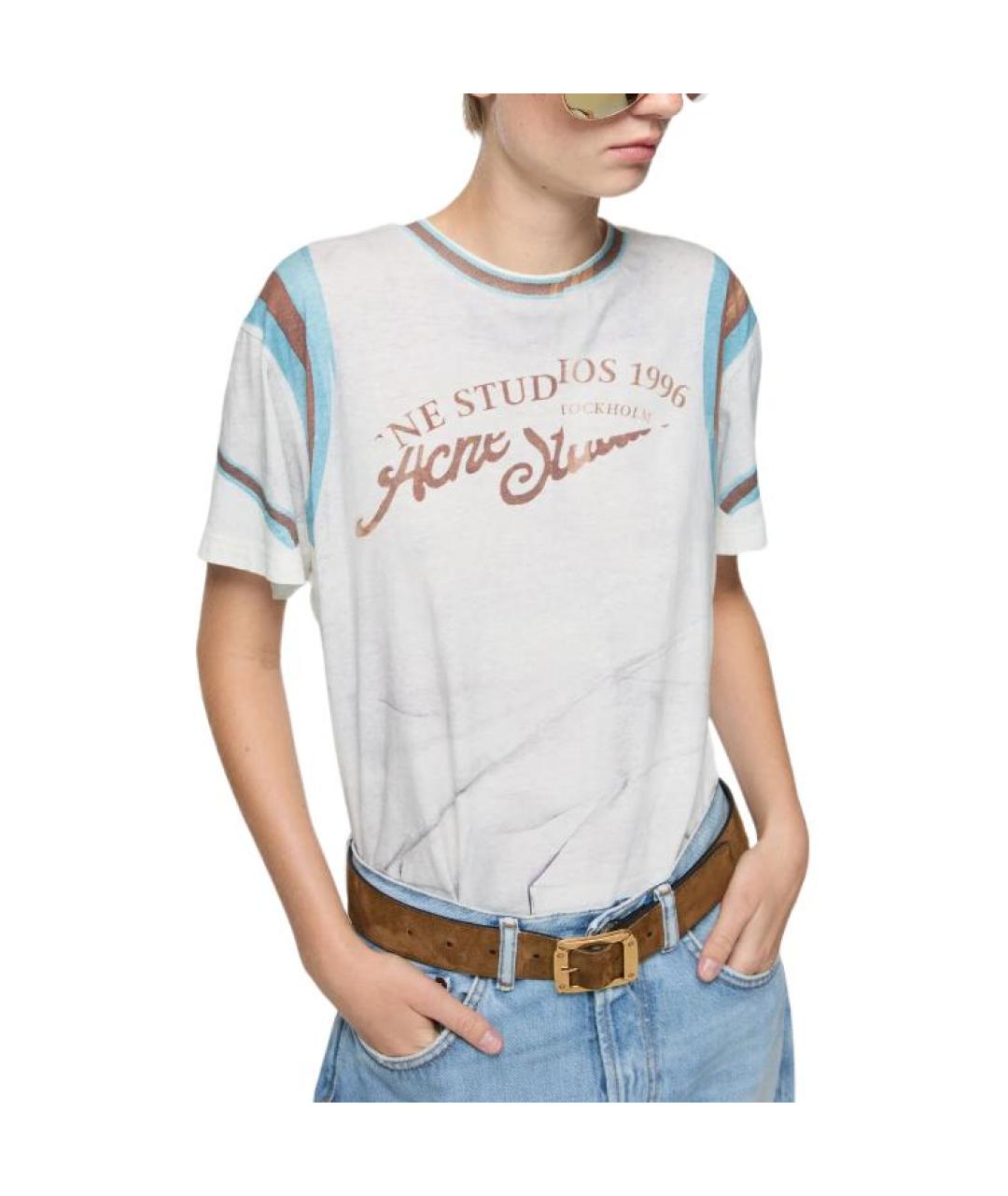 ACNE STUDIOS Серая футболка, фото 3