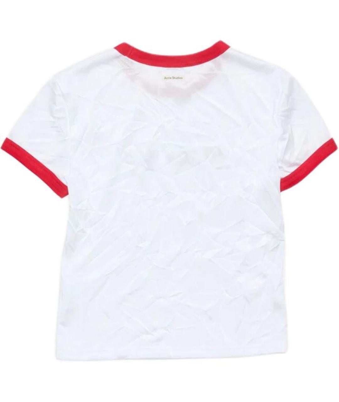 ACNE STUDIOS Белая футболка, фото 2