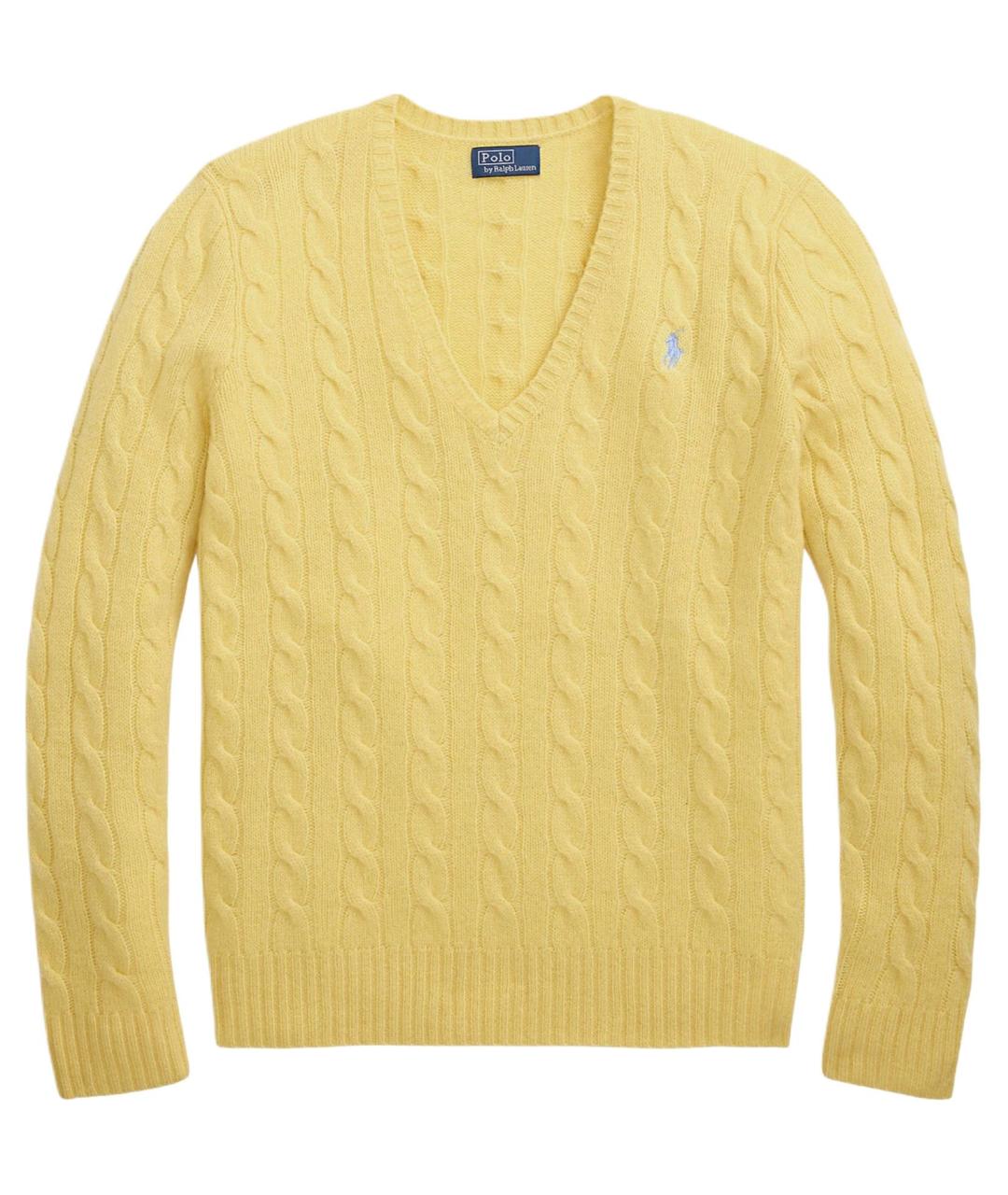 POLO RALPH LAUREN Желтый джемпер / свитер, фото 1